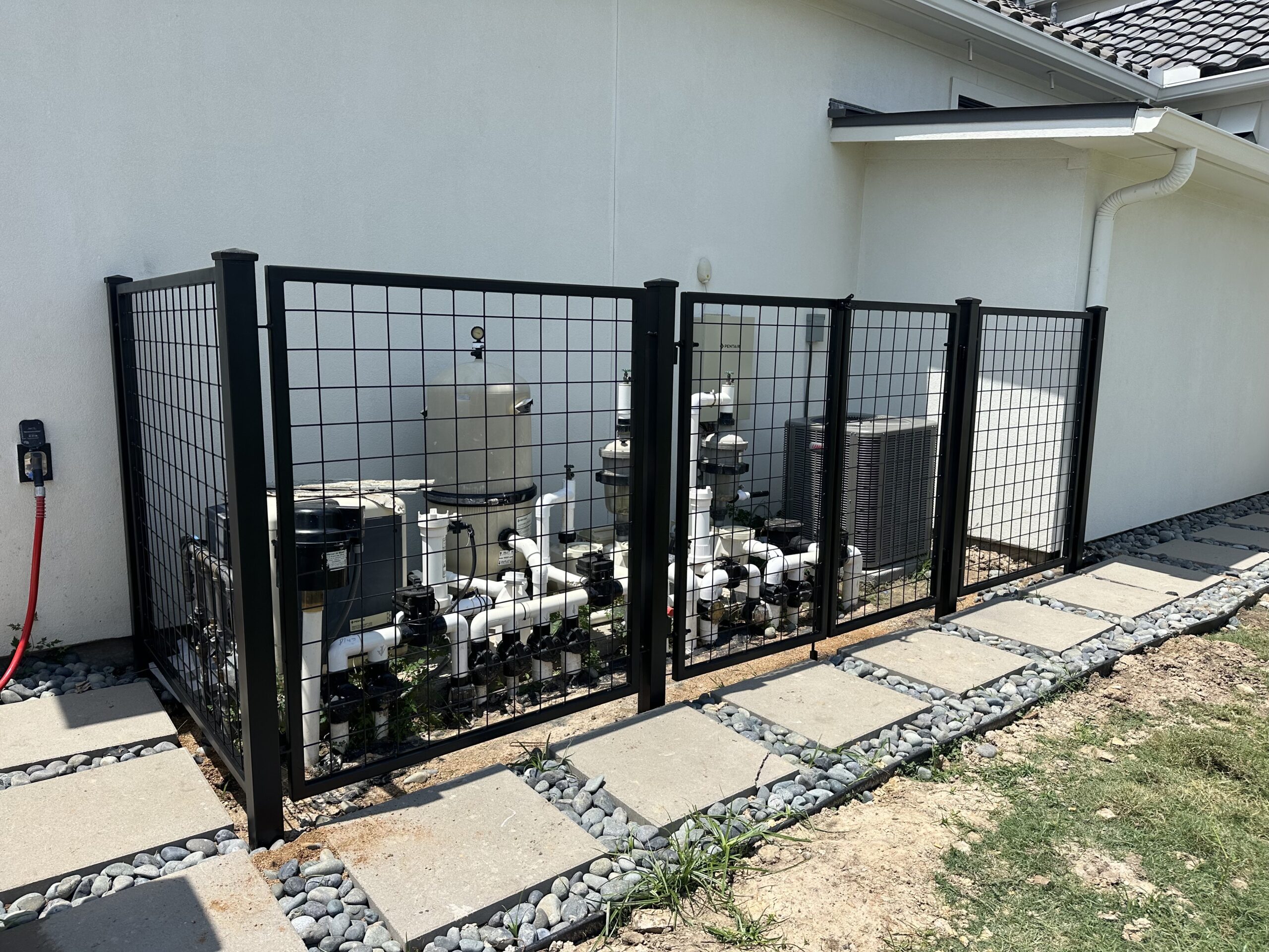 field welded panels for wrought iron fence