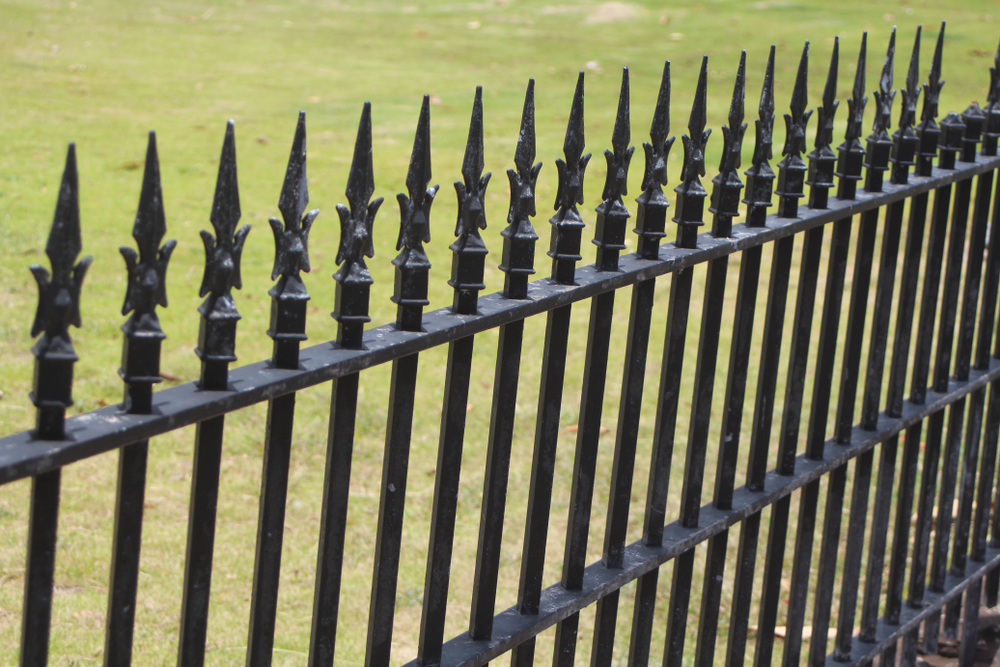 Wrought iron fence in houston