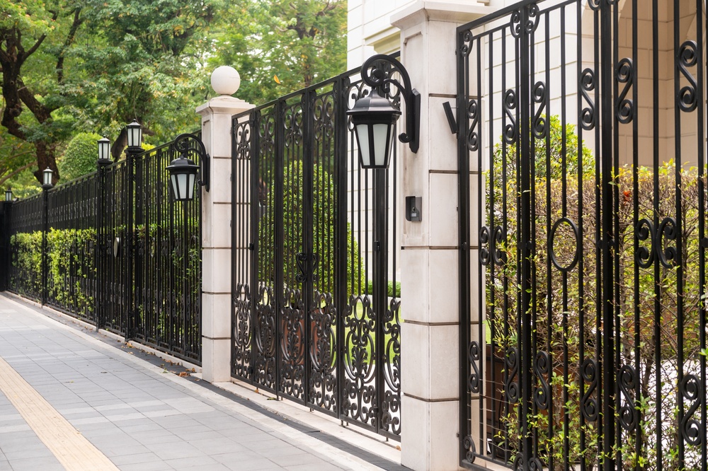 Commercial Wrought Iron Fence
